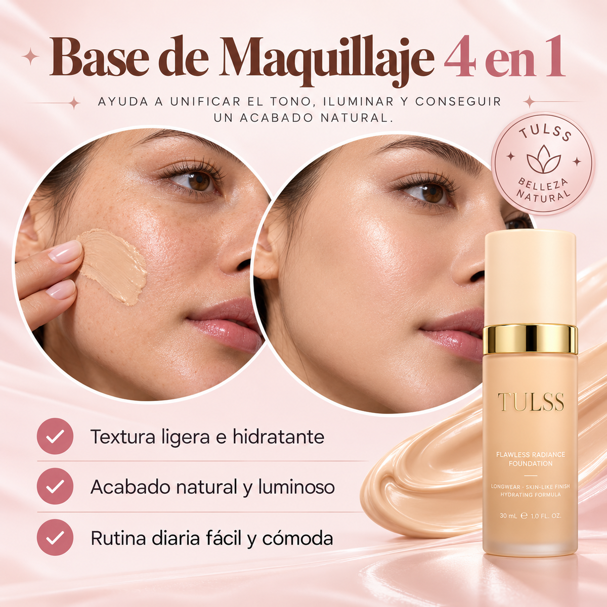 TULSS | Base de Maquillaje 4 en 1